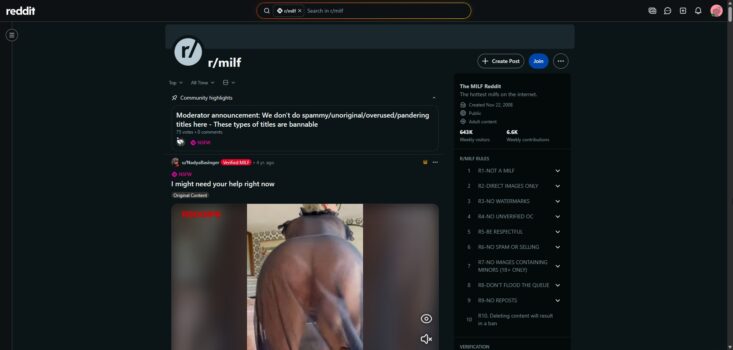 r/milf - NSFW Subreddit on Reddit